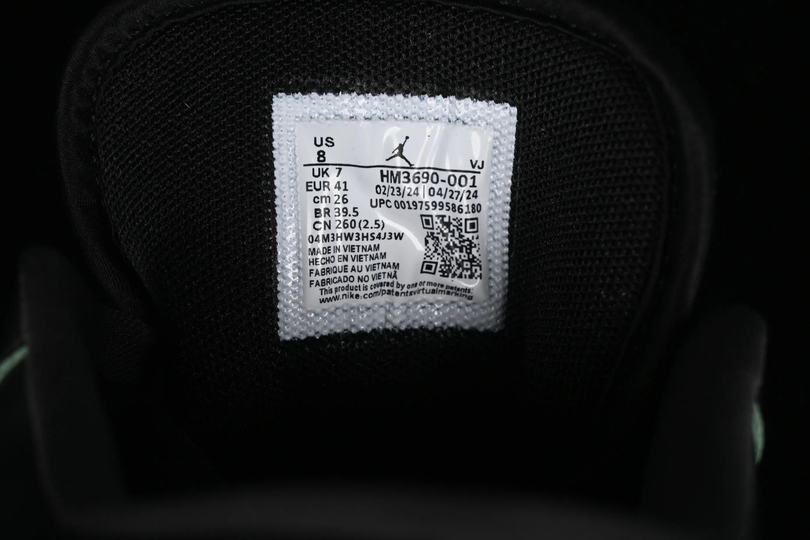 All Categories Air Jordan Jordan Series Basketball Shoes Air Jordan 1 Low Air Jordan 1 Low "Black Cat" AJ1 Joe 1 Special Edition Black Low-top Basketball Shoes HM3690-001